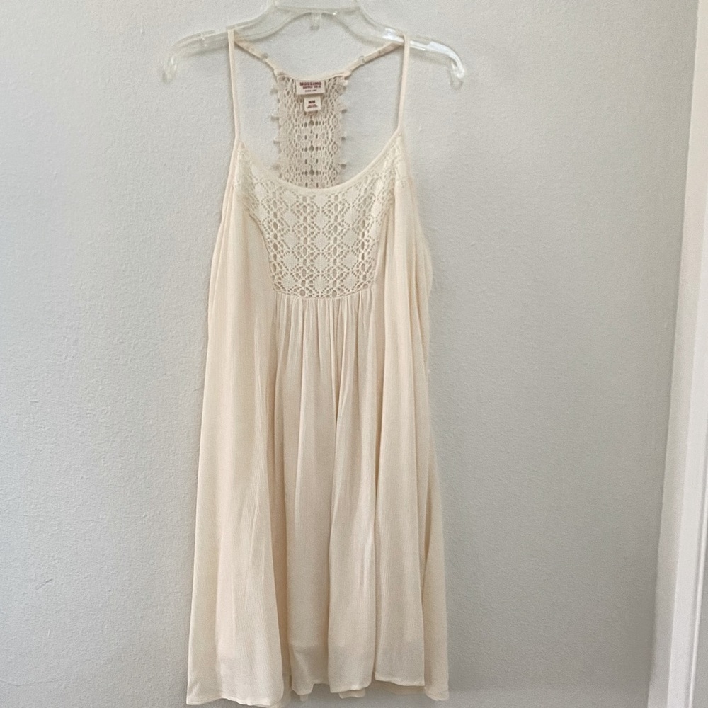 Mossimo Supply Co. Ivory Crepe Crochet Sundress M - Picture 11 of 11